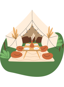 Piazzole attrezzate e spazi tenda